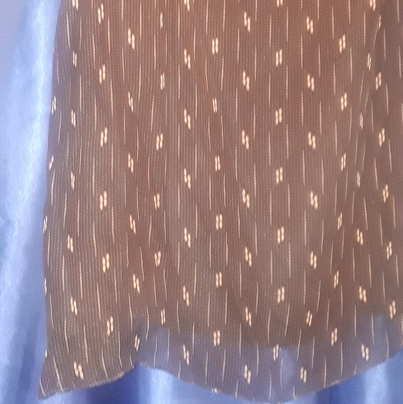 Richard Malcolm silk Faux  wrap  skirt - Picture 3 of 4